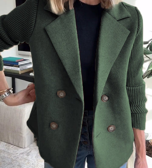 Amelia™ | Schicker Blazer mit Strickärmeln