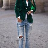 JULISSA | ELEGANTER VELVET BLAZER