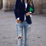 JULISSA | ELEGANTER VELVET BLAZER