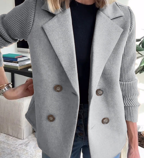 Amelia™ | Schicker Blazer mit Strickärmeln
