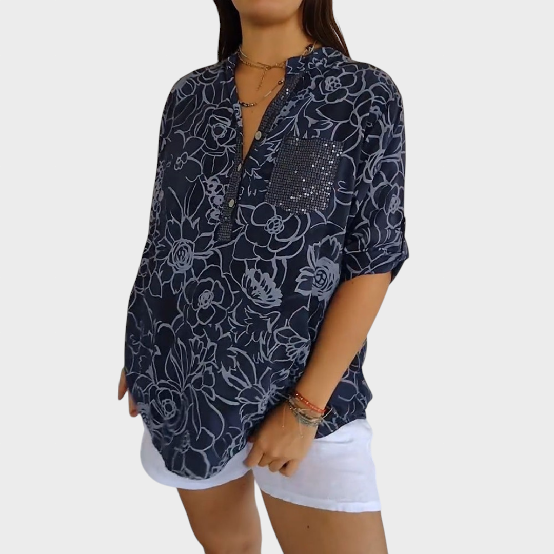 Bernarda - Bluza s modernim uzorkom