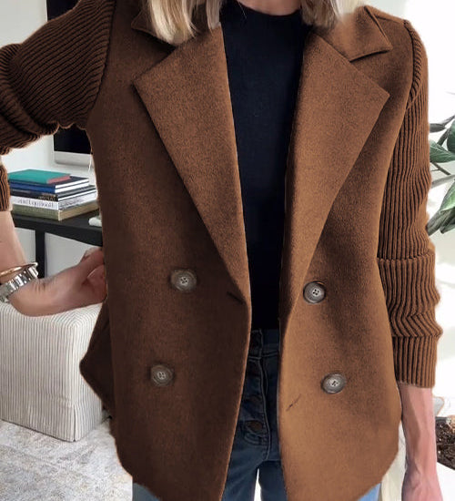 Amelia™ | Schicker Blazer mit Strickärmeln