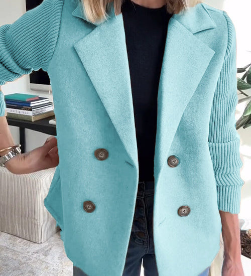 Amelia™ | Schicker Blazer mit Strickärmeln