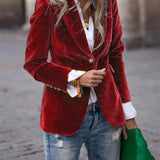 JULISSA | ELEGANTER VELVET BLAZER
