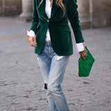 JULISSA | ELEGANTER VELVET BLAZER