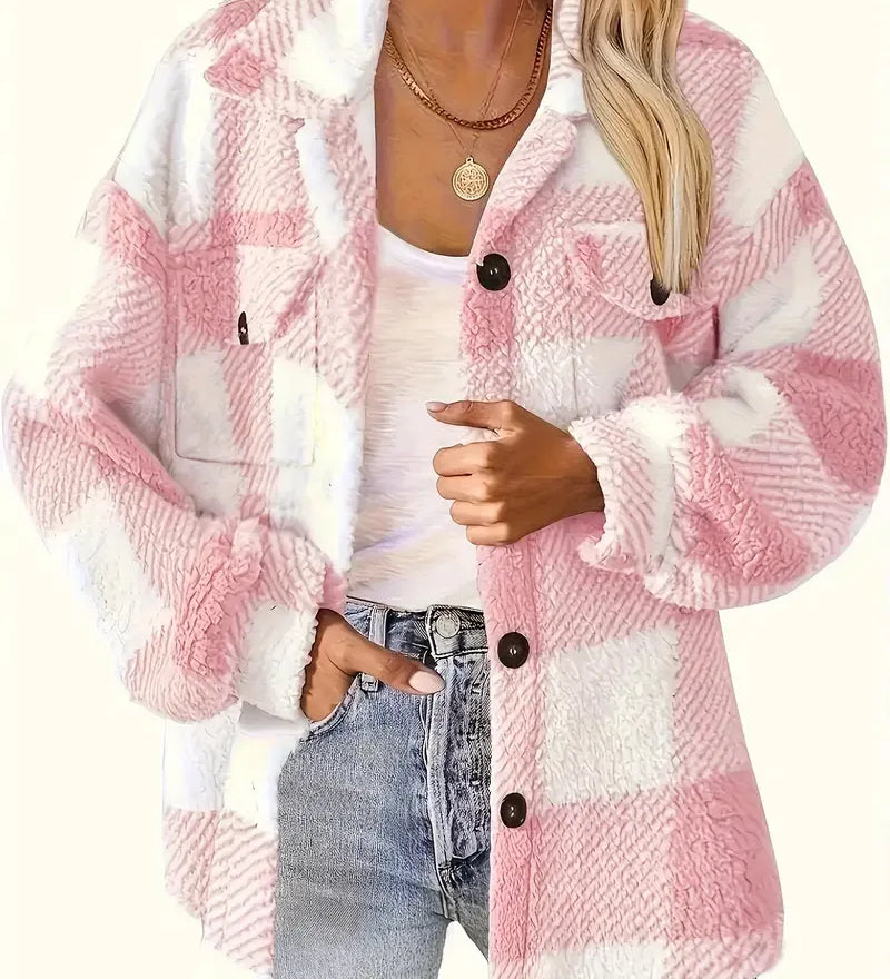 Martin | Tyylikäs Ruudullinen Fleece-takki