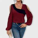 Anica - Bluza s kvadratnim izrezom