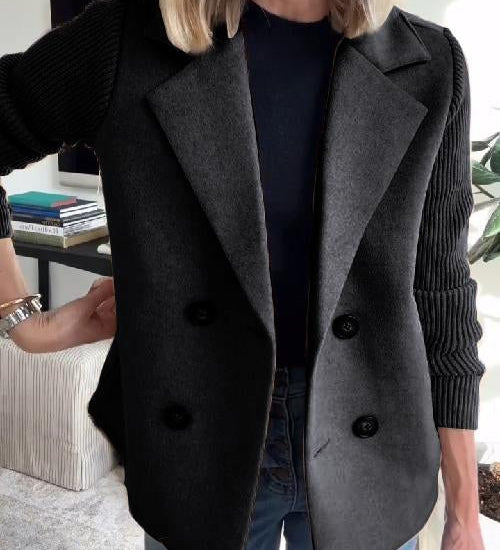 Amelia™ | Schicker Blazer mit Strickärmeln